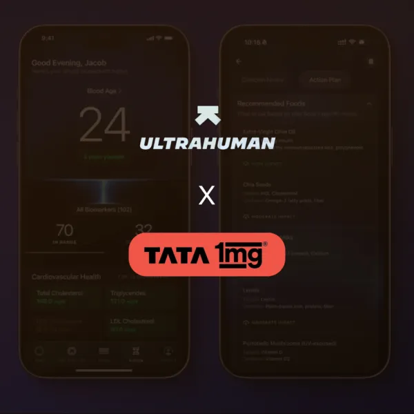 Ultrahuman teams up with Tata 1mg to ‘Blood Vision’ service across 60 Cities