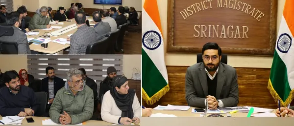 DC Srinagar Reviews ABHA ID Drive, Pushes for Faster Digital Health Coverage
