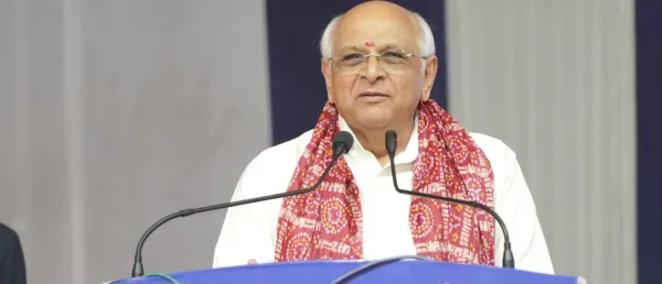 Gujarat CM Lays Foundation for Menaba Rotary Multi-Speciality Hospital in Unjha