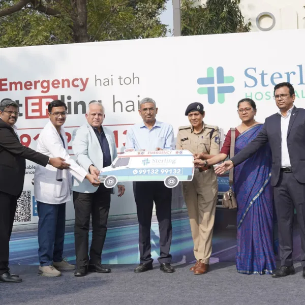 Sterling Hospitals Launches Free Emergency Response Ambulance Service in Ahmedabad