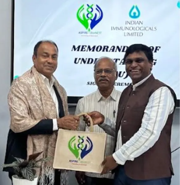 UoH’s ASPIRE-BioNEST & Indian Immunologicals Partner to Fast-Track One Health Biotech Innovation