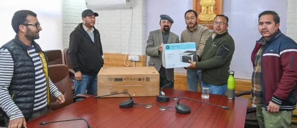 CEC Kargil Advances Digital Health Push with IT Equipment Handover for HMIS Implementation