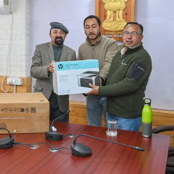 CEC Kargil Advances Digital Health Push with IT Equipment Handover for HMIS Implementation