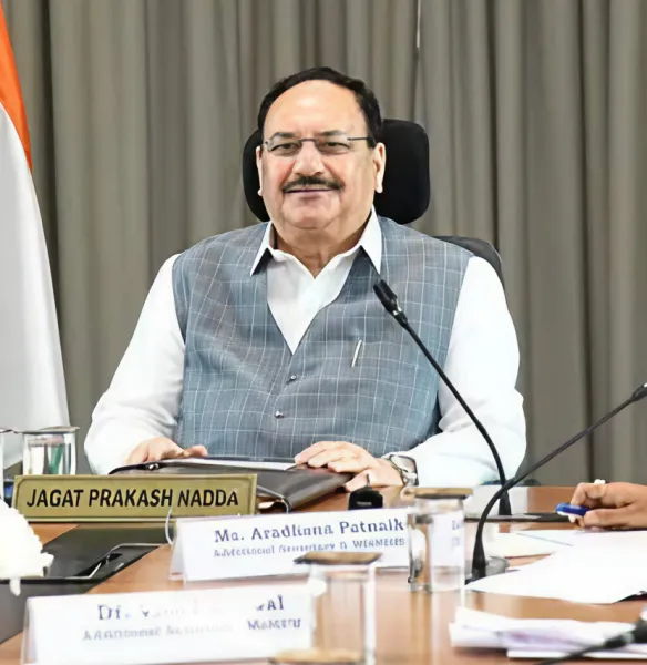 Nadda Meets Bengal CM, Pushes PM-JAY Rollout