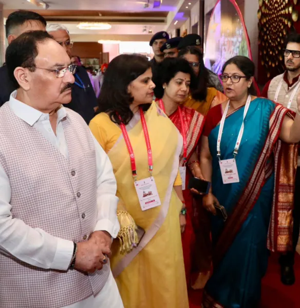 Minister Nadda Haryana CM Saini Push for AI-Led Accessibility in Public Health Systems