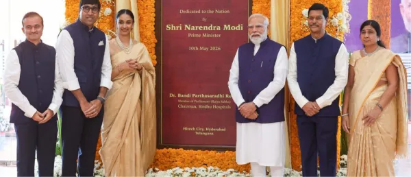 PM Modi Inaugurates Sindhu Hospital in Hyderabad, Emphasizes Technology-Driven Healthcare