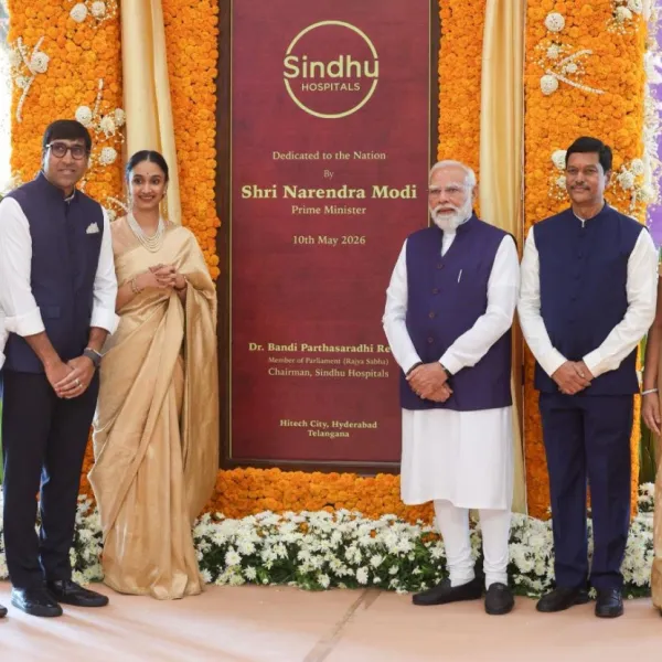 PM Modi Inaugurates Sindhu Hospital in Hyderabad, Emphasizes Technology-Driven Healthcare