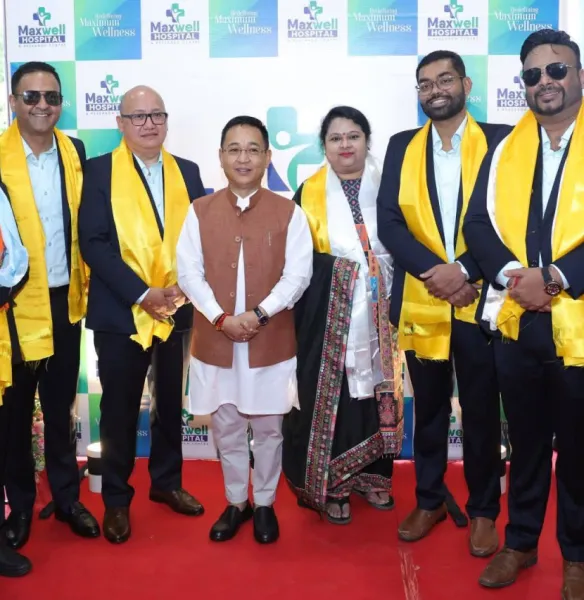 Sikkim CM Inaugurates Maxwell Hospital in Siliguri