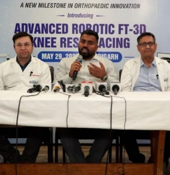 Chandigarh’s Healing Hospital Surpasses 6,000 AI-Based RoboLens Knee Procedures