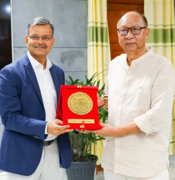 NHA CEO Sunil Barnwal Reviews ABDM, PMJAY Implementation During Manipur Visit