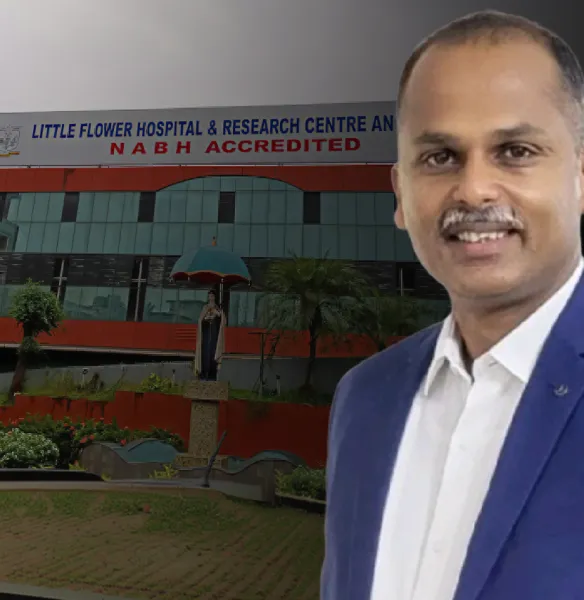 Pheno Joy Named COO at Little Flower Hospital & Research Centre, Ernakulam