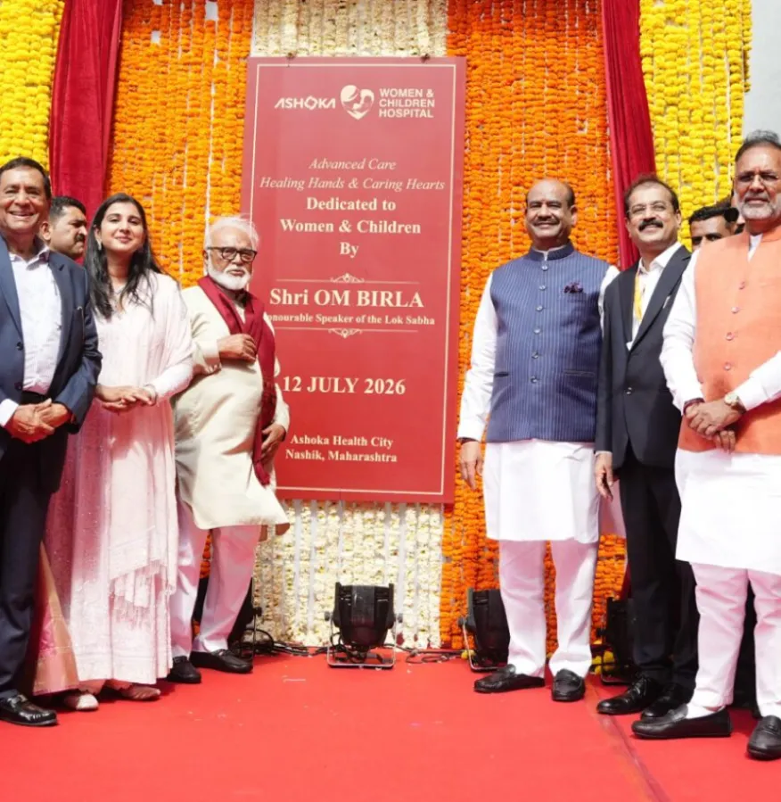 om-birla-inaugurates-ashoka-health-city-ashoka-women-children-hospital-in-nashik