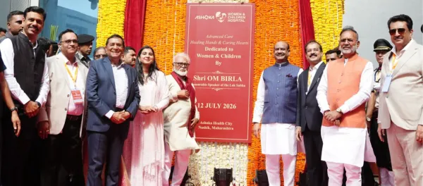 Om Birla Inaugurates Ashoka Health City & Ashoka Women & Children Hospital in Nashik