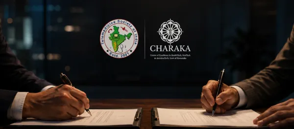 CHARAKA, Telemedicine Society of India Sign MoU to Strengthen Digital Health & Telemedicine