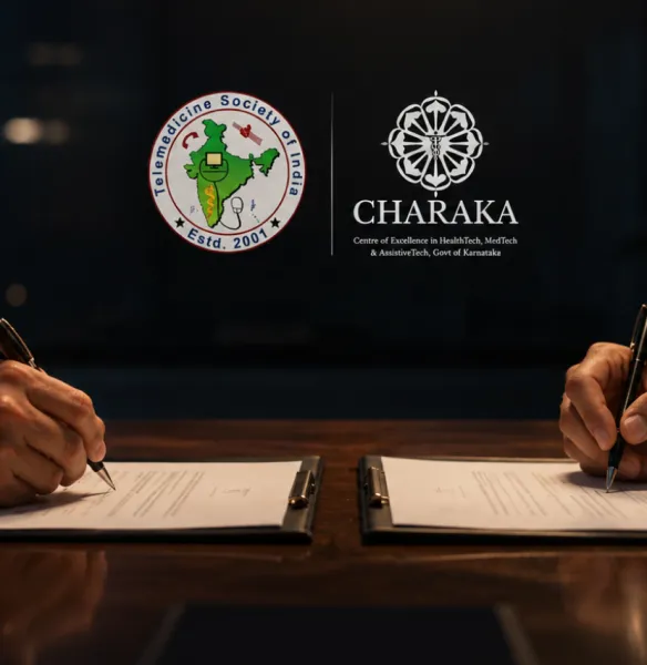 CHARAKA, Telemedicine Society of India Sign MoU to Strengthen Digital Health & Telemedicine