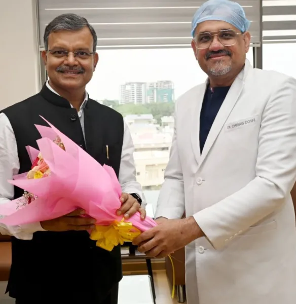 NHA CEO Reviews ABDM, ABHA & Digital OPD Services at UNMICRC Ahmedabad