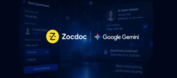Zocdoc & Google Gemini Partner to Advance Real-Time Healthcare Appointment Booking