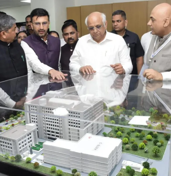 Gujarat CM Lays Foundation for INR 910 Cr Torrent Group-Backed Hospital in Vyara