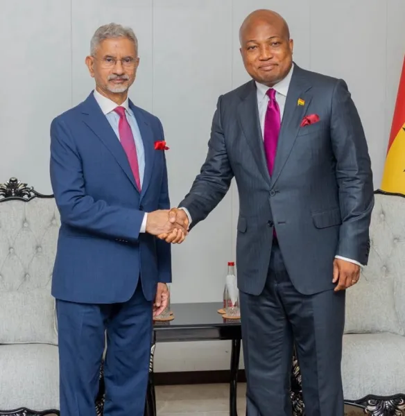 India, Ghana Explore Health & Digital Cooperation as Jaishankar Links Accra Reset with Ayushman Bharat