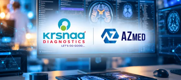 Krsnaa Diagnostics Collaborates with Global Radiology AI Innovator AZmed