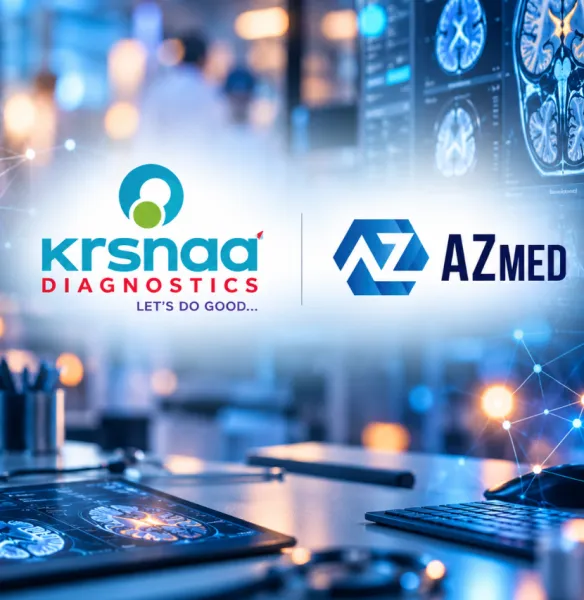 Krsnaa Diagnostics Collaborates with Global Radiology AI Innovator AZmed